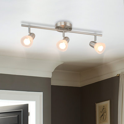 22'' 3 -Light Fixed Track Track Kit with Dimmable and Adjustable Head