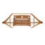 Arianna 2 Person Rubberwood Porch Swing