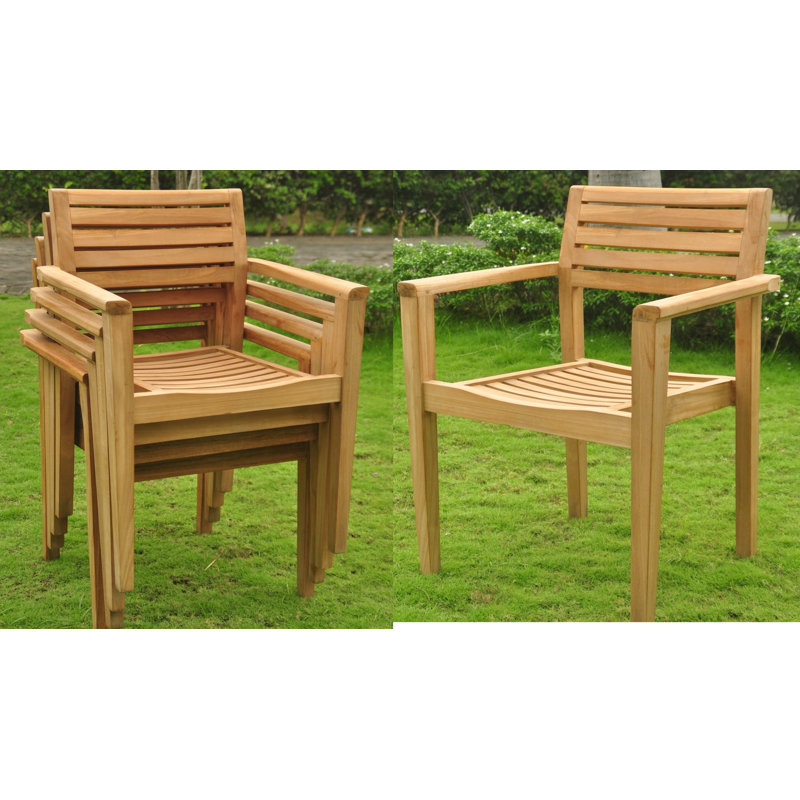 Molimo Outdoor 3 - Piece Teak Bistro Set