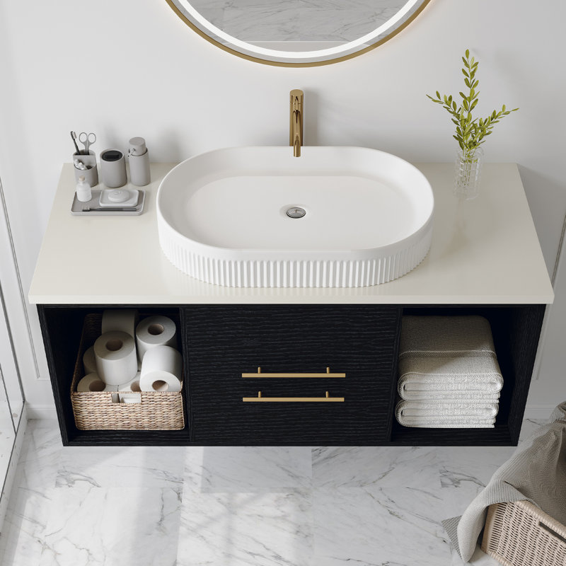 Meuble-lavabo pour salle de bain 22,8 pouces | Idée de cadeau