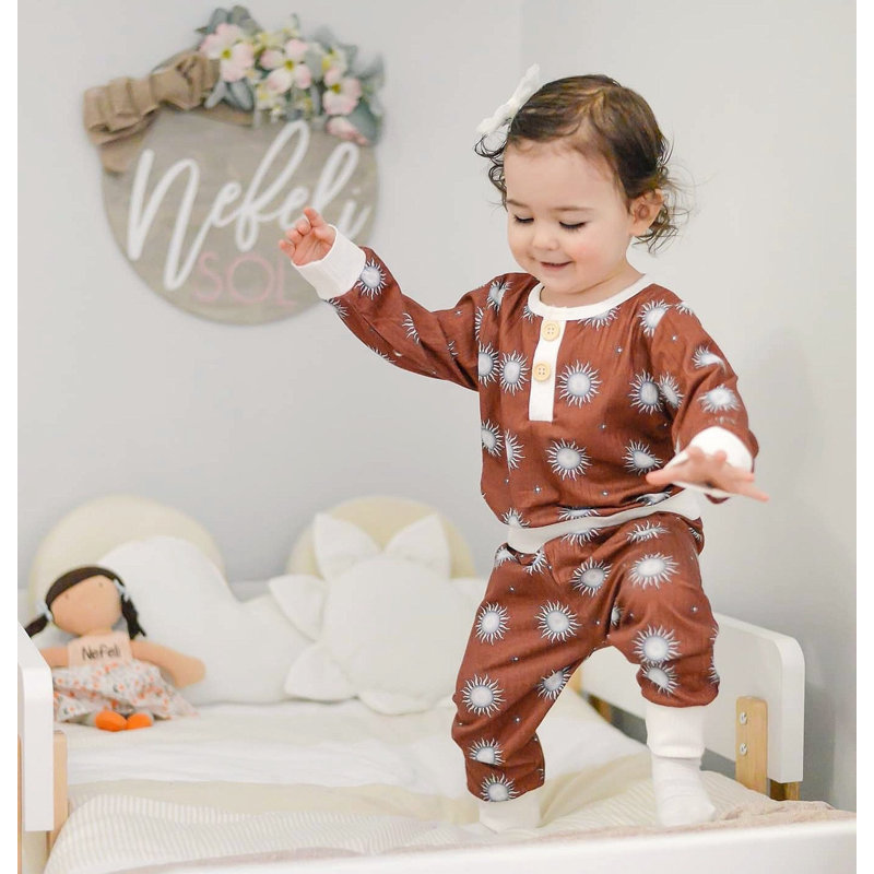 Muse Toddler Bed, White/Natural