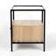 Nadia 40cm W Metal Bedside Table