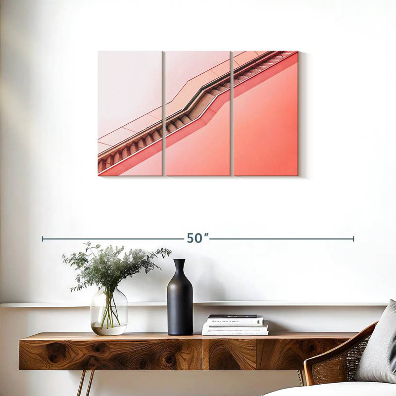 Lilie, escalier à l'envers, H 20 po x l 33 po