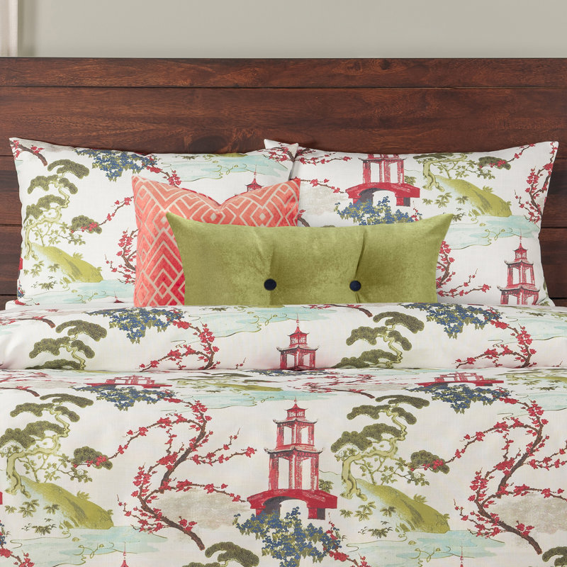 Zen Eclectic Polyester Duvet Cover, Full Duvet Cover + 5 Additional Pieces