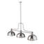Luminaire suspendu linéaire à 3 lumières pour îlot de cuisine Enola-247344899