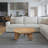 Jaidence Coffee table with grooved edges