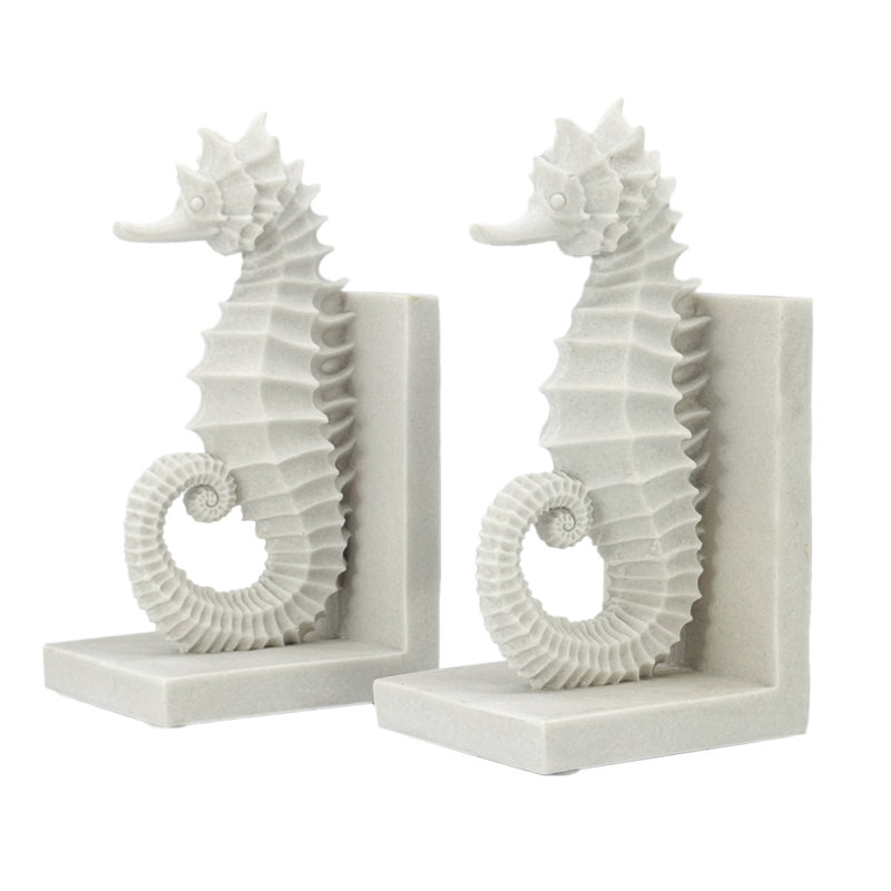 Polymarble Non-Skid Bookends