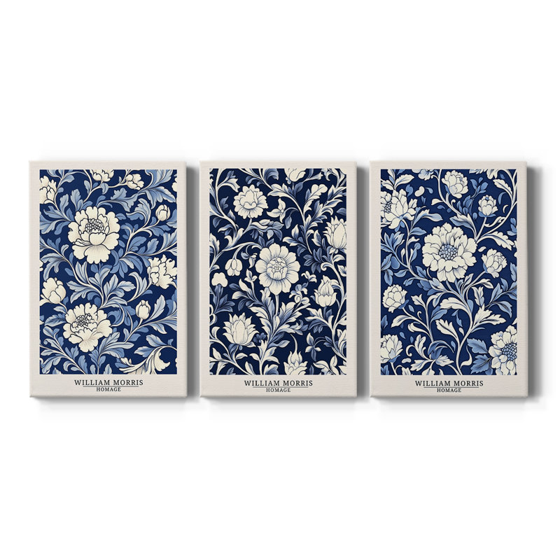 Série sur toile tendue sur mesure - 3 pièces, H 18 po x l 36 po