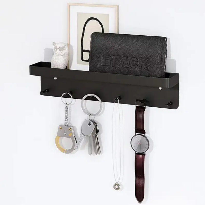 Porte-clés mural imperméable Asella, Black