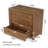 31.5” Solid Wood Nightstand with Drawers, Mid-Century Modern Bedside Cabinet End Side Table for Bedroom, Living Room