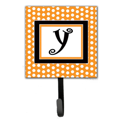 Porte-laisse coussin monogramme et crochet mural