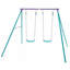Plum Play Metal Double Swing Set
