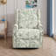 Fauteuil inclinable et oscillant rembourré à oreilles avec poignée manuelle et garniture Naihead-1428246409