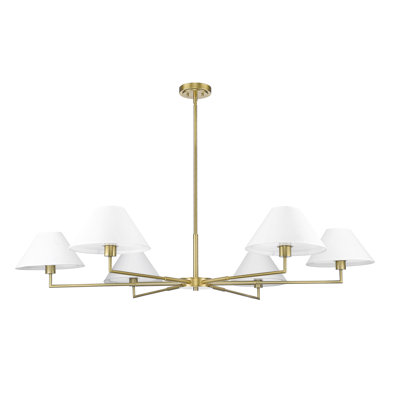 Lustre 6 lumières Ryckman en noir mat