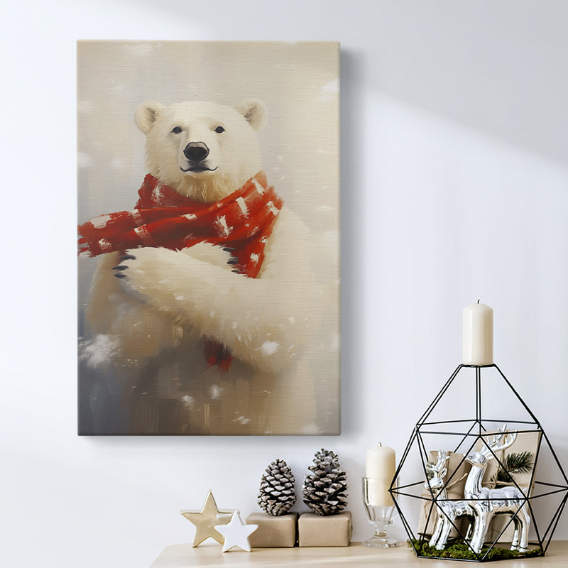 Art des Fêtes de Noël - Toile tendue avec châssis - Série 2-Cxxxi, H 48 po x l 32 po