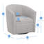 Fauteuil demi-tonneau pivotant-1211059012