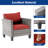 5-Piece Rattan Patio Set,  All Weather Wicker Chair w/Removable Cushion and Sturdy Frame-751762651-751762648