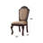Chateau De Ville Fabric & Espresso Finish Side Chair Only Chairs, Not Including Tables