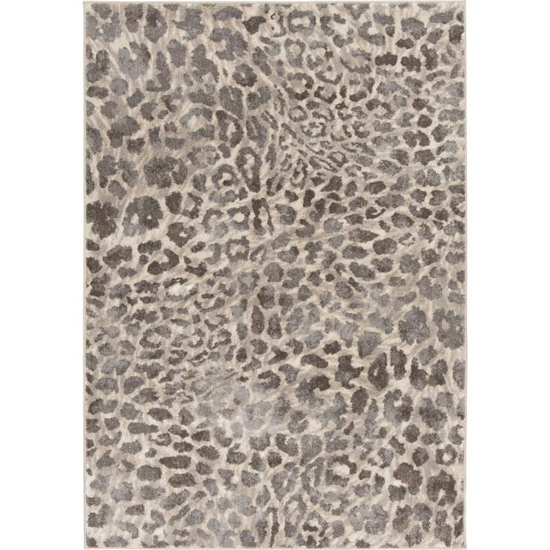 Ronnie Animal Print Indoor Rug, Rectangle 2'3" x 3'