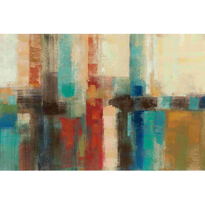 Aqua Horizon by Silvia Vassileva - Wrapped Canvas Print