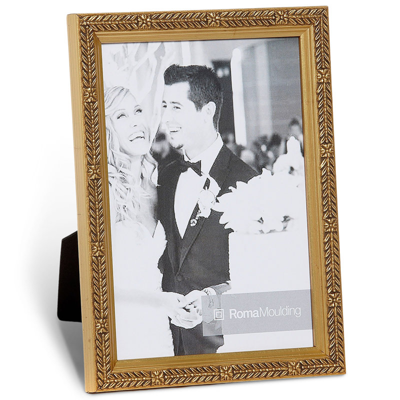 Cadre photo Fiori, Feuille d'or, 4 po x 6 po