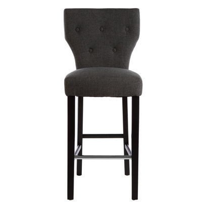 Wilken Bar Stool with Solid Wood Frame