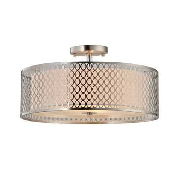 Brayden Studio® Ferrigno Semi Flush Mount & Reviews 