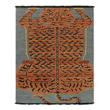 Burano Hand Knotted Wool Animal Print Area Rug