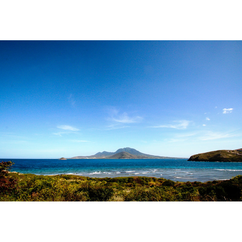 Nevis From St Kitts by Talbotimages - Wrapped Canvas Print, 61cm H x 91cm W x 3.8cm D