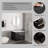 Wall-mounted Vanity Mdf Modern Bathroom Small Spaces