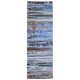 Handmade Silk and Wool Abstract Area Rug
