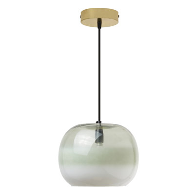 Luminaire suspendu en forme de globe l 9,8 po Danielle Glam