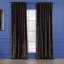 Blackout Thermal with Liner Extra Long & Extra Wide Shiny Velvet Decorative Curtain Panel-83540007-83540036
