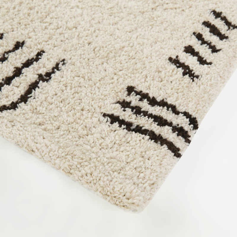 Tapis marocain à poils longs Marjanne, Rectangle 7 pi 10 po x 10 pi
