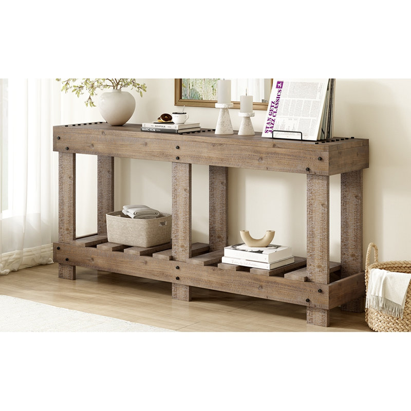 Table d'entrée 62,9 "Vintage, Naturel