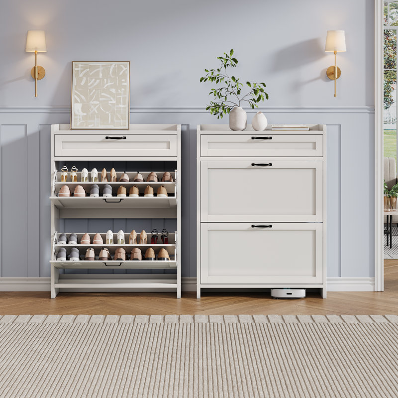 8 Pair Shoe Storage Cabinet