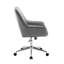 Chaise de bureau en similicuir Dahmen, roulettes et pieds inclus-574612114