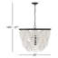 Lustre blanc à 5 lumières avec bronze huilé Meridian-277609523