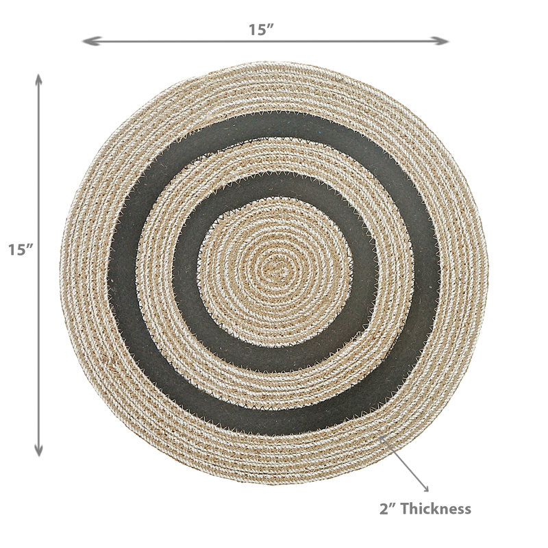 Jute Geometric Placemat