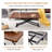 Vesta Height Adjustable Foldable Table-1452344787-1452343618