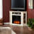 Claremont Convertible Media Electric Fireplace