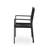 Outdoor Modern Aluminum Dining Chair With Rope Seat (Set Of 2)-2073856362