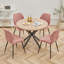 Vintage Style Dining Table - Round Table  For 4 To 6 People - 100 X 77 Cm (W X H)-939897427