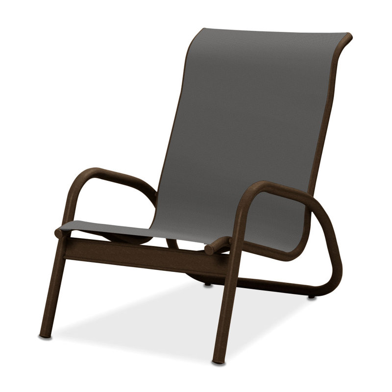 Gardenella Beach Chair, Titanium Sunbrella®, Textured Kona