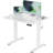 Electric Height Adjustable Standing Desk with Hooks-1887789152-1893324577
