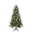 Artificial Hinged Christmas Tree Green PE and PVC-430575876-430575886