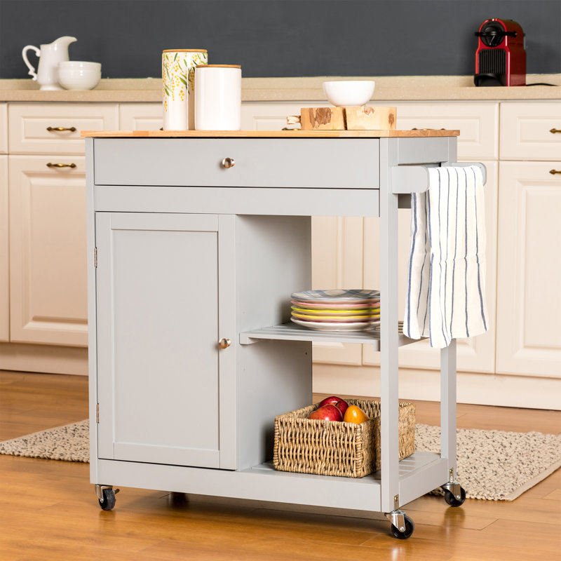 Nagata Kitchen Cart, Gray