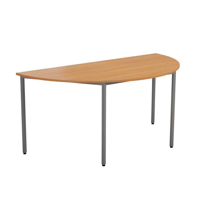 Buariki 160cm Half-circle Conference Table, Beech