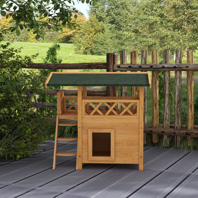 Outdoor Cat House Asphalt Roof