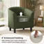 Fauteuil demi-tonneau en cuir 28 po Seldon-1914706308